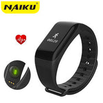 NAIKU Fitness Tracker Wristband Heart Rate Monitor Smart Band F1 Smartband